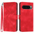 Google Pixel 10 / 10 Pro Line Pattern Skin Feel Leather Phone Case - Red