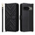 Google Pixel 10 / 10 Pro Multifunctional 6-Card Slots Leather Phone Case with Wrist Strap - Black