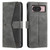 Google Pixel 10 / 10 Pro Nail Skin Feel Stitching Calf Texture Leather Phone Case - Grey