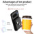 Google Pixel 10 / 10 Pro Organ Card Bag Ring Holder Phone Case - Black Google Pixel 10 / 10 Pro Organ Card Bag Ring Holder Phone Case - Black