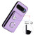 Google Pixel 10 / 10 Pro Organ Card Bag Ring Holder Phone Case - Purple Google Pixel 10 / 10 Pro Organ Card Bag Ring Holder Phone Case - Purple