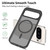 Google Pixel 10 / 10 Pro Skin Feel TPU Hybrid PC MagSafe Phone Case - Black