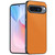 Google Pixel 10 / 10 Pro Ultra-thin Plain Skin Leather Phone Case - Orange