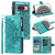 Google Pixel 10 Multi-Card Totem Zipper Leather Phone Case - Green