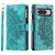 Google Pixel 10 Multi-Card Totem Zipper Leather Phone Case - Green