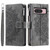 Google Pixel 10 Multi-Card Totem Zipper Leather Phone Case - Grey Google Pixel 10 Multi-Card Totem Zipper Leather Phone Case - Grey