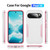 Google Pixel 10 Pioneer Armor Heavy Duty PC + TPU Phone Case - White+Pink