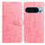 Google Pixel 10 Pro Daisy Embossed Leather Phone Case - Pink