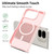 Google Pixel 10 Pro Fold Skin Feel TPU Hybrid PC MagSafe Phone Case - Pink