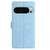Google Pixel 10 Pro Skin Feel Embossed Feather Leather Phone Case - Light Blue