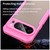 Google Pixel 10 Pro XL Armor Glaze PC Hybrid TPU Phone Case - Pink