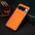 Google Pixel 10 Pro XL D04 Calf Texture Dual Card Slot Holder Phone Case - Orange