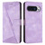Google Pixel 10 Pro XL Dream Triangle Leather Phone Case with Lanyard - Purple