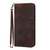 Google Pixel 10 Pro XL Elephant Head Embossed Phone Leather Case with Lanyard - Coffee