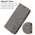 Google Pixel 10 Pro XL Embossed Happy Cat Pattern Flip Leather Phone Case - Grey