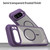 Google Pixel 10 Pro XL Fan Dun Series TPU Hybrid PC Frosted Magsafe Phone Case - Purple