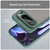Google Pixel 10 Pro XL Fan Dun Series TPU Hybrid PC Frosted Phone Case - Green