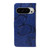 Google Pixel 10 Pro XL Global 3D Butterfly Embossed Pattern Flip Leather Phone Case - Blue Google Pixel 10 Pro XL Global 3D Butterfly Embossed Pattern Flip Leather Phone Case - Blue