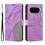 Google Pixel 10 Pro XL Global Dual-color Splicing Flip Leather Phone Case - Purple
