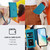 Google Pixel 10 Pro XL Magnetic Closure 9 Card Slots Zipper Leather Case with Hand Strap - Turquoise Google Pixel 10 Pro XL Magnetic Closure 9 Card Slots Zipper Leather Case with Hand Strap - Turquoise