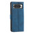 Google Pixel 10 Pro XL Nail Skin Feel Stitching Calf Texture Leather Phone Case - Blue