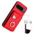 Google Pixel 10 Pro XL Organ Card Bag Ring Holder Phone Case - Red Google Pixel 10 Pro XL Organ Card Bag Ring Holder Phone Case - Red