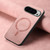Google Pixel 10 Pro XL Retro Magsafe Magnetic PU Back Cover Phone Case - Pink Google Pixel 10 Pro XL Retro Magsafe Magnetic PU Back Cover Phone Case - Pink