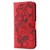 Google Pixel 10 Pro XL Rose Butterfly Embossed Leather Phone Case - Red
