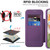 Google Pixel 10 Pro XL Shield MagSafe RFID Anti-theft Leather Phone Case - Purple