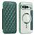 Google Pixel 10 Pro XL Shield Magsafe RFID Anti-theft Rhombus Leather Phone Case - Green
