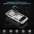 Google Pixel 10 Pro XL Shockproof TPU + PC Phone Case with Holder - Silver Google Pixel 10 Pro XL Shockproof TPU + PC Phone Case with Holder - Silver