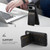 Google Pixel 10 Pro XL Suteni H02 Leather Wallet Stand Back Phone Case - Black