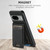 Google Pixel 10 Pro XL Suteni H17 Litchi Texture Leather Magnetic Detachable Wallet Phone Case - Black