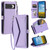 Google Pixel 10 Pro XL Wallet Multi-card Slot Leather Phone Case with Lanyard - Purple Google Pixel 10 Pro XL Wallet Multi-card Slot Leather Phone Case with Lanyard - Purple