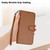 Google Pixel 10 Pro XL YX0070 Carbon Fiber Buckle Leather Phone Case with Lanyard - Coffee