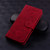 Google Pixel 9 / 9 Pro / 10 / 10 Pro Mandala Embossed Dual-Fold Calf Leather Phone Case - Red