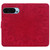 Google Pixel 9 / 9 Pro / 10 / 10 Pro Mandala Embossed Dual-Fold Calf Leather Phone Case - Red