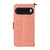 Google Pixel 9 / 9 Pro / 10 / 10 Pro Multi-card Slots Crossbody Cowhide Leather Phone Case - Pink