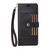 Google Pixel 9 / 9 Pro / 10 / 10 Pro Six Card Slots Buckle Leather Phone Case with Lanyard - Black