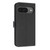 Google Pixel 9 Pro / 10 Pro Metal Bow Leather Phone Case with Hand Strap - Black