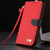 Google Pixel 9 Pro / 10 Pro Metal Bow Leather Phone Case with Hand Strap - Red