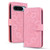 Google Pixel 9 Pro XL / 10 Pro XL Mandala Embossed Dual-Fold Calf Leather Phone Case - Pink Google Pixel 9 Pro XL / 10 Pro XL Mandala Embossed Dual-Fold Calf Leather Phone Case - Pink