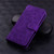 Google Pixel 9 Pro XL / 10 Pro XL Mandala Embossed Dual-Fold Calf Leather Phone Case - Purple