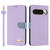 Google Pixel 9 Pro XL / 10 Pro XL Metal Bow Leather Phone Case with Hand Strap - Purple Google Pixel 9 Pro XL / 10 Pro XL Metal Bow Leather Phone Case with Hand Strap - Purple