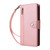 Google Pixel 9 Pro XL / 10 Pro XL Rivet Buckle 9 Cards Three Fold Leather Phone Case - Rose Gold Google Pixel 9 Pro XL / 10 Pro XL Rivet Buckle 9 Cards Three Fold Leather Phone Case - Rose Gold
