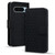 Google Pixel 9 Pro XL / 10 Pro XL Business Diamond Buckle Leather Phone Case with Lanyard - Black
