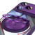 iPhone 17 Pro Max 360 Holder Magsafe Acrylic Hybrid TPU Phone Case - Purple iPhone 17 Pro Max 360 Holder Magsafe Acrylic Hybrid TPU Phone Case - Purple