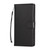 iPhone 17 Pro Max 3-Card Slots Multifunctional Leather Phone Case - Black