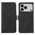 iPhone 17 Pro Max ABEEL Frosted Magnetic RFID Leather Phone Case - Black