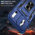 iPhone 17 Pro Max Armor PC + TPU Camera Shield Phone Case - Navy Blue